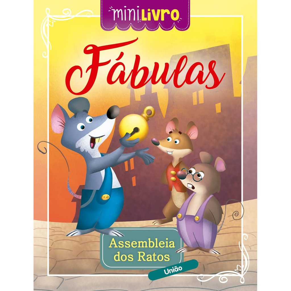 Minilivro Fábulas - Assembleia dos ratos