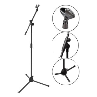 Pedestal Tripe Suporte Para Microfone Girafa Profisional Klx Preto em Oferta na Shopee