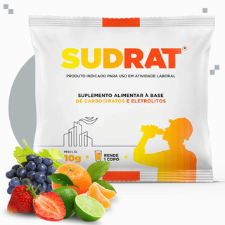 Kit Repositor Isotônico Em Pó Sudrat 10g Mix de Sabores Hidratação Energético Hidroeletrolítico