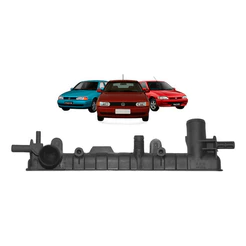 Caixa De Radiador Ford Escort Vw Logus Pointer Superior S/ar