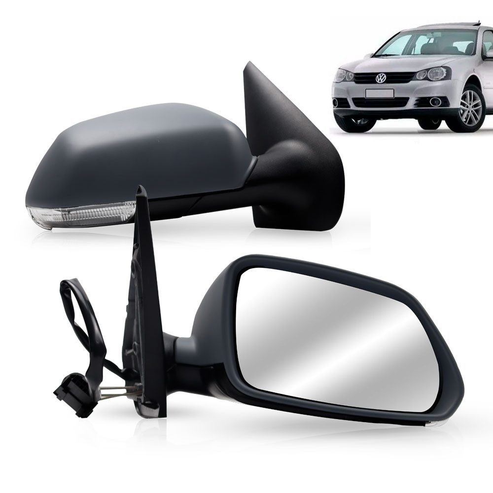 Retrovisor Golf 2008 2009 2010 2011 2012 Controle Interno Com Pisca