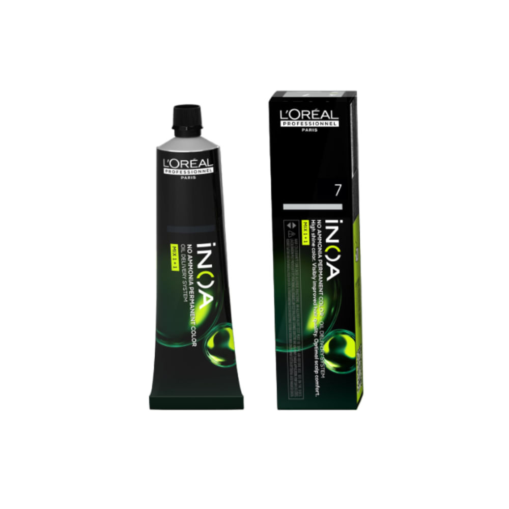 Coloração L'Oréal Professionnel Inoa 7 Louro 60g em Oferta na Shopee