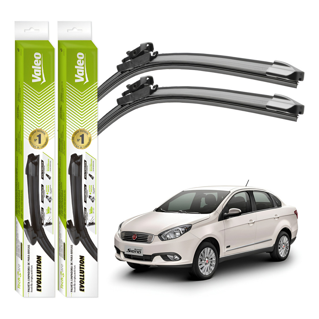 Palhetas Limpador Parabrisa Valeo Grand Siena 2012 A 2020