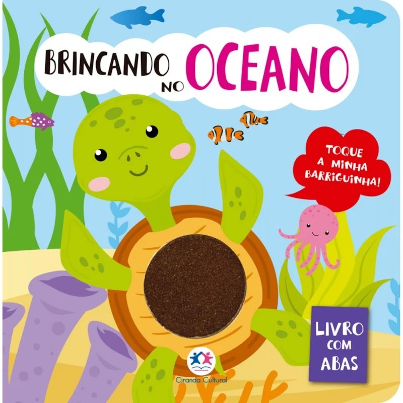 Livro Toque e Sinta - Brincando no Oceano - Ciranda Cultural