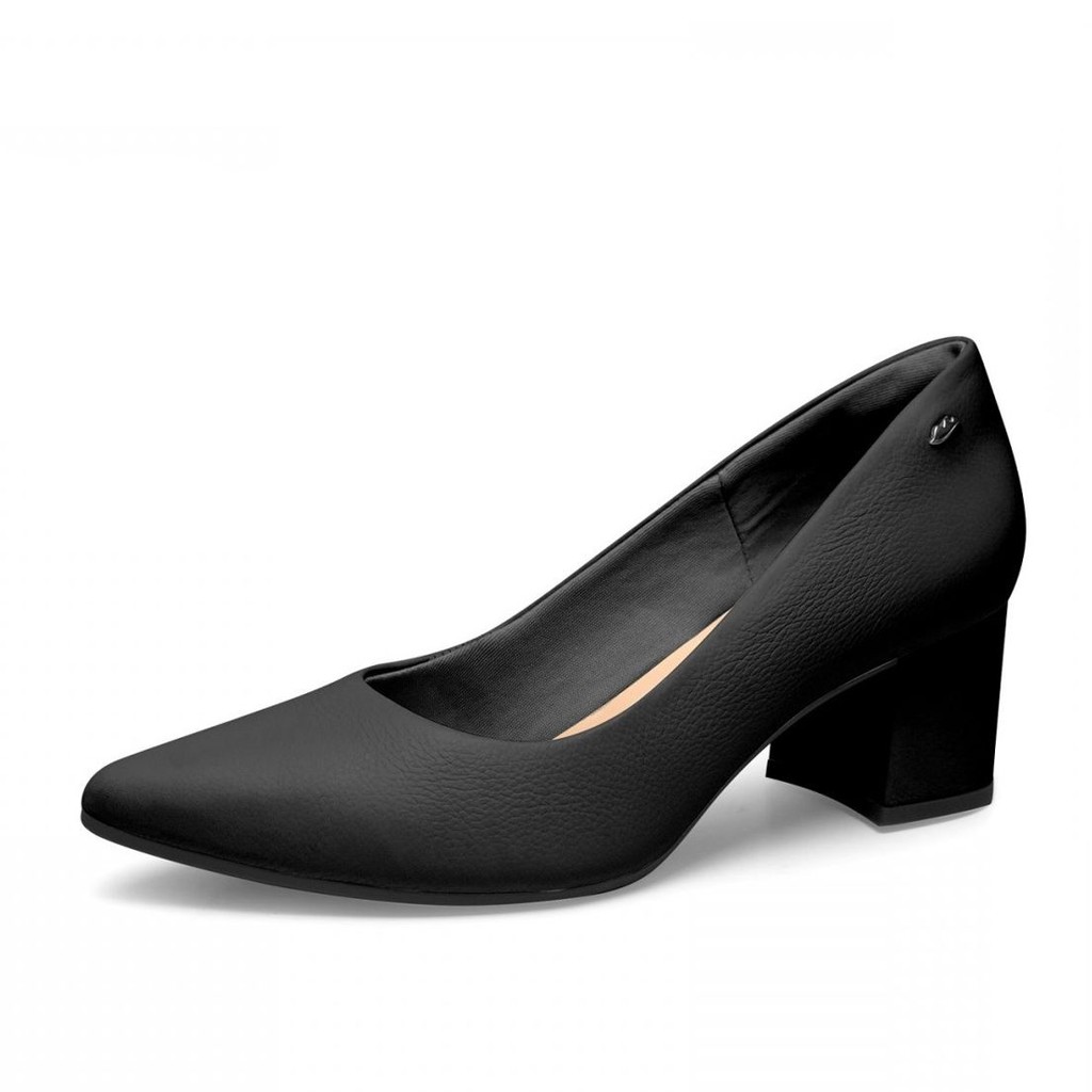 Sapato Feminino Scarpin Couro Salto Médio Dakota