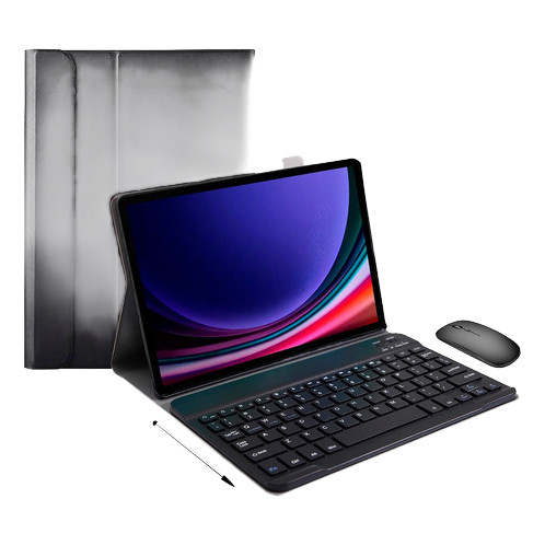 Kit Para Galaxy Tab S9 Fe+ Tela 12.4 Case Teclado Abnt2 Mous