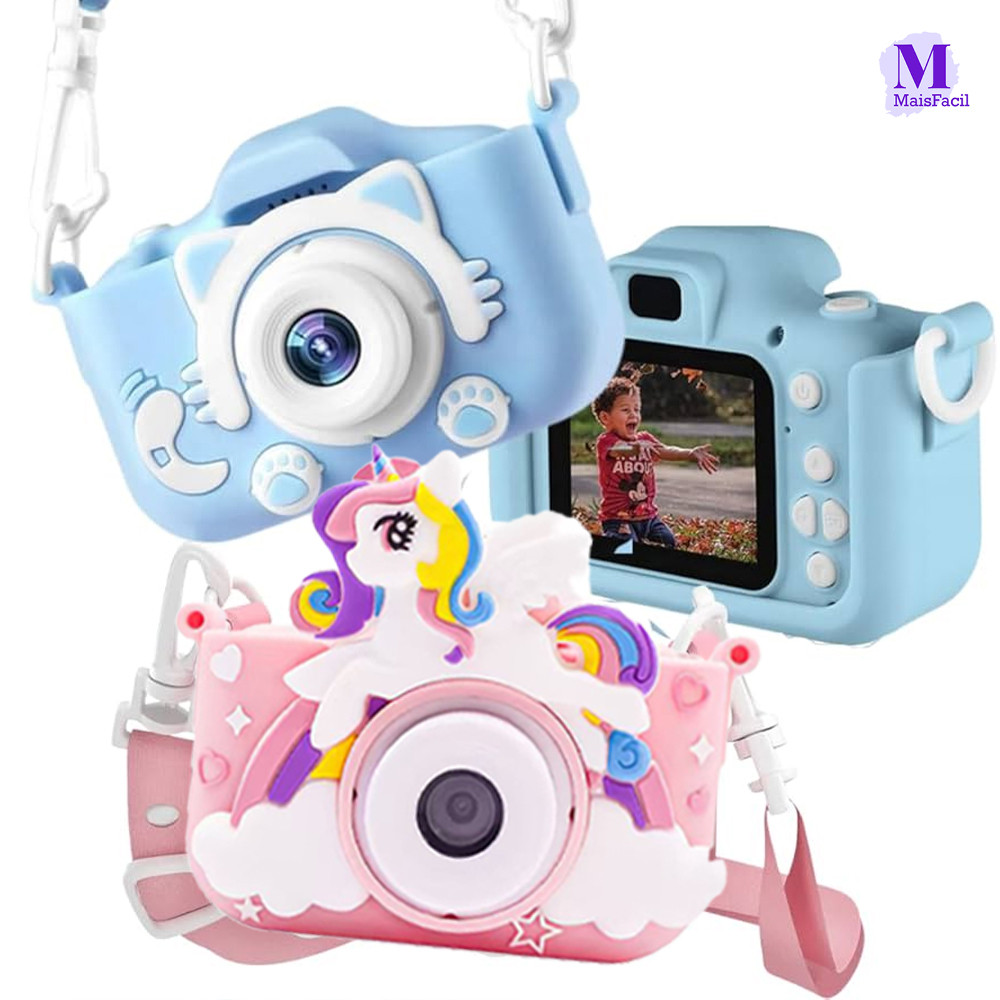 Câmera Digital Infantil Filmadora Mini Máquina Fotográfica Fotografias E Tira De Filme Foto Real