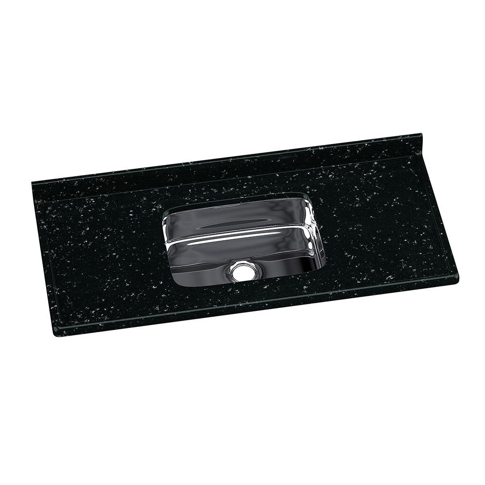 Pia Roralit Cuba Inox Preta 120x55 Facil Limpeza Durabilidade e Elegancia na Cozinha em Oferta na Shopee