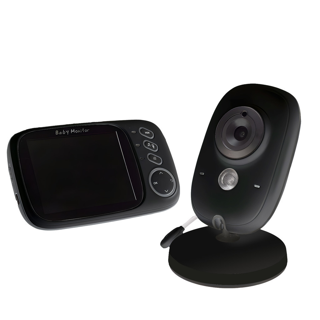 Baba Eletrônica Com Monitor Visão Noturna, Câmera c/ Audio Sensor de Temperatura em Oferta na Shopee