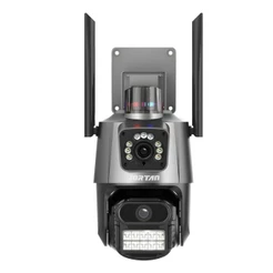 Câmera de Segurança Wi-fi Externa com Lente Dupla IP66 360° 4K 6MP - com App ICSEE