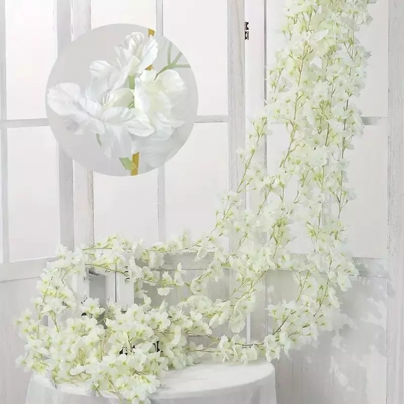 Corrente De Cerejeira Artificial 180cm/135 Flores Decoração Decorativa Flor Artificial Trepadeira em Oferta na Shopee