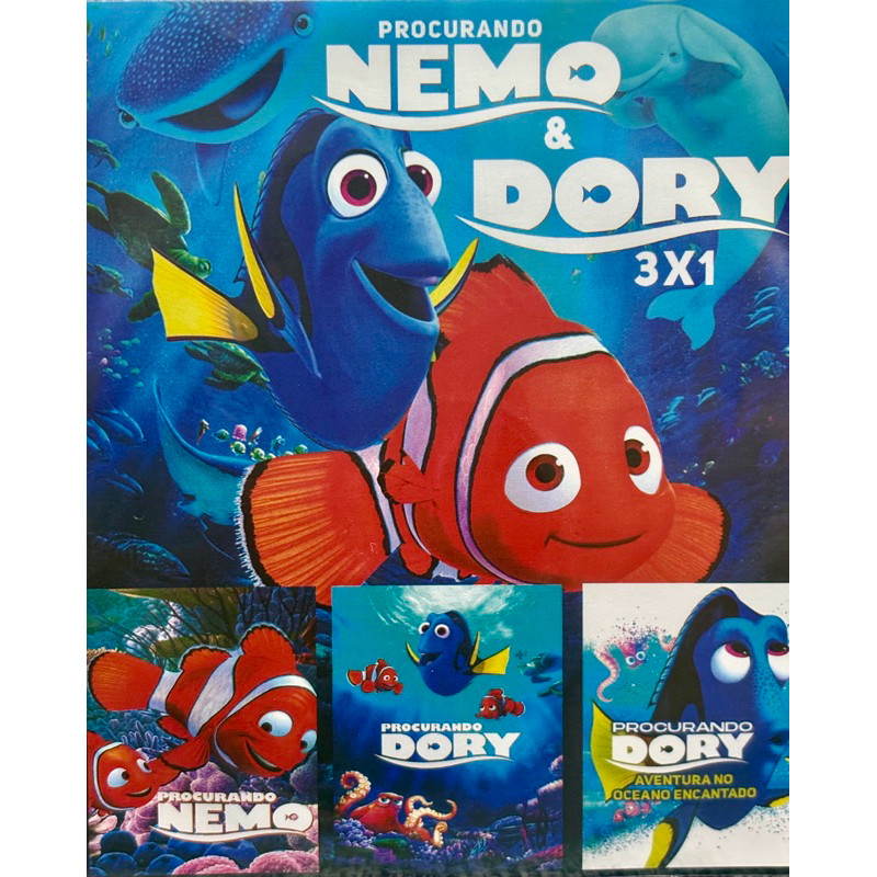 Procurando Nemo e procurando Dory coleção 3 em 1 FILME EM ALTA RESOLUCAO