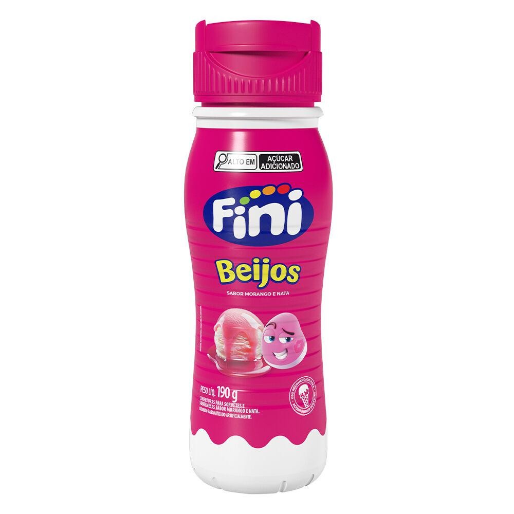 Calda Para Sorvete Beijos 190g - Fini