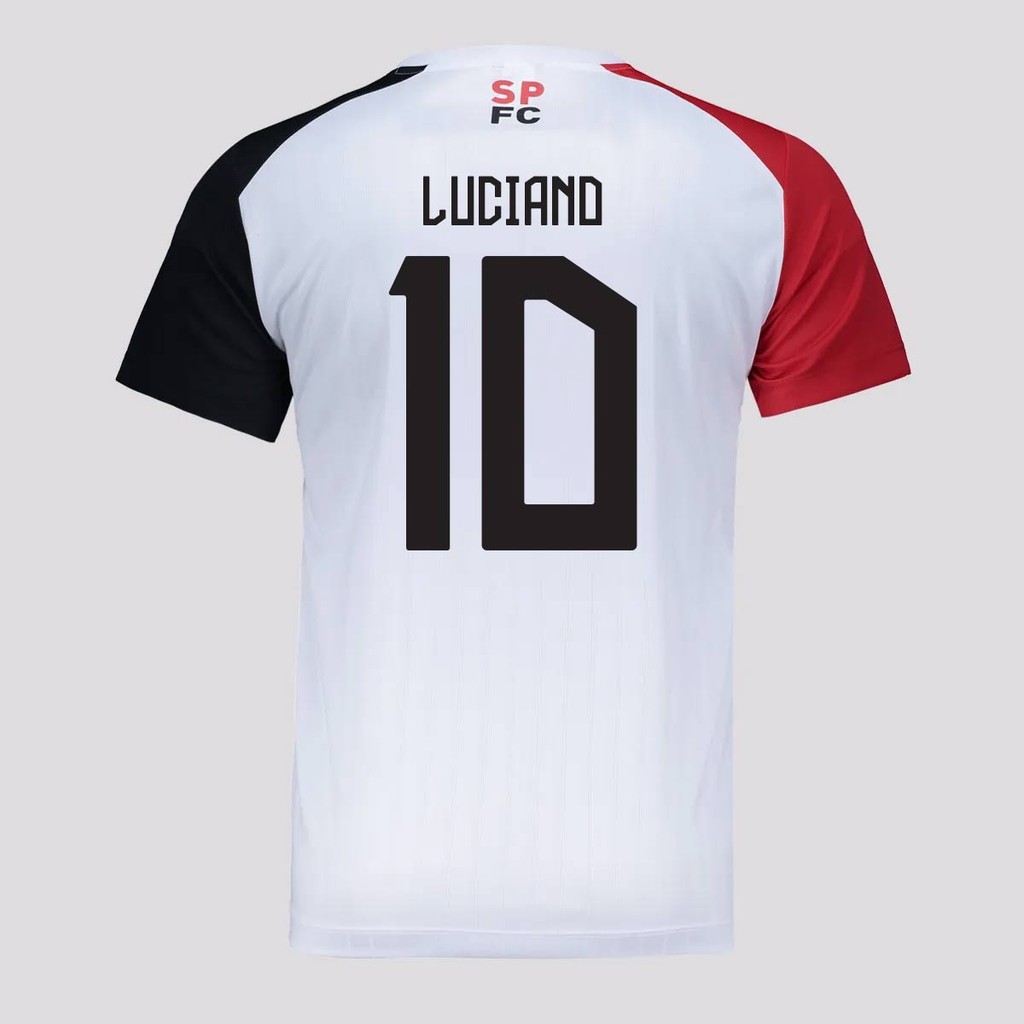 Camisa São Paulo Entrelaço 10 Luciano Branca em Oferta na Shopee