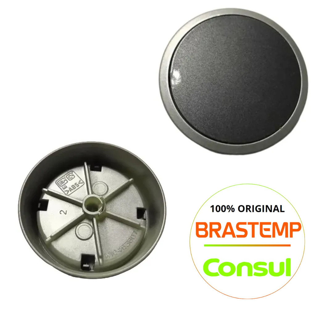 BOTAO SELETOR DE PROGRAMAS PARA MAQUINA DE LAVAR BRASTEMP/CONSUL ORIGINAL - BWD15A9ANA (DEMAIS MODELOS NA DESCRIÇÃO)
