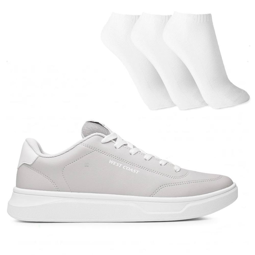 Tênis Masculino West Coast WC 207 Sunset + 3 Pares de Meias em Oferta na Shopee