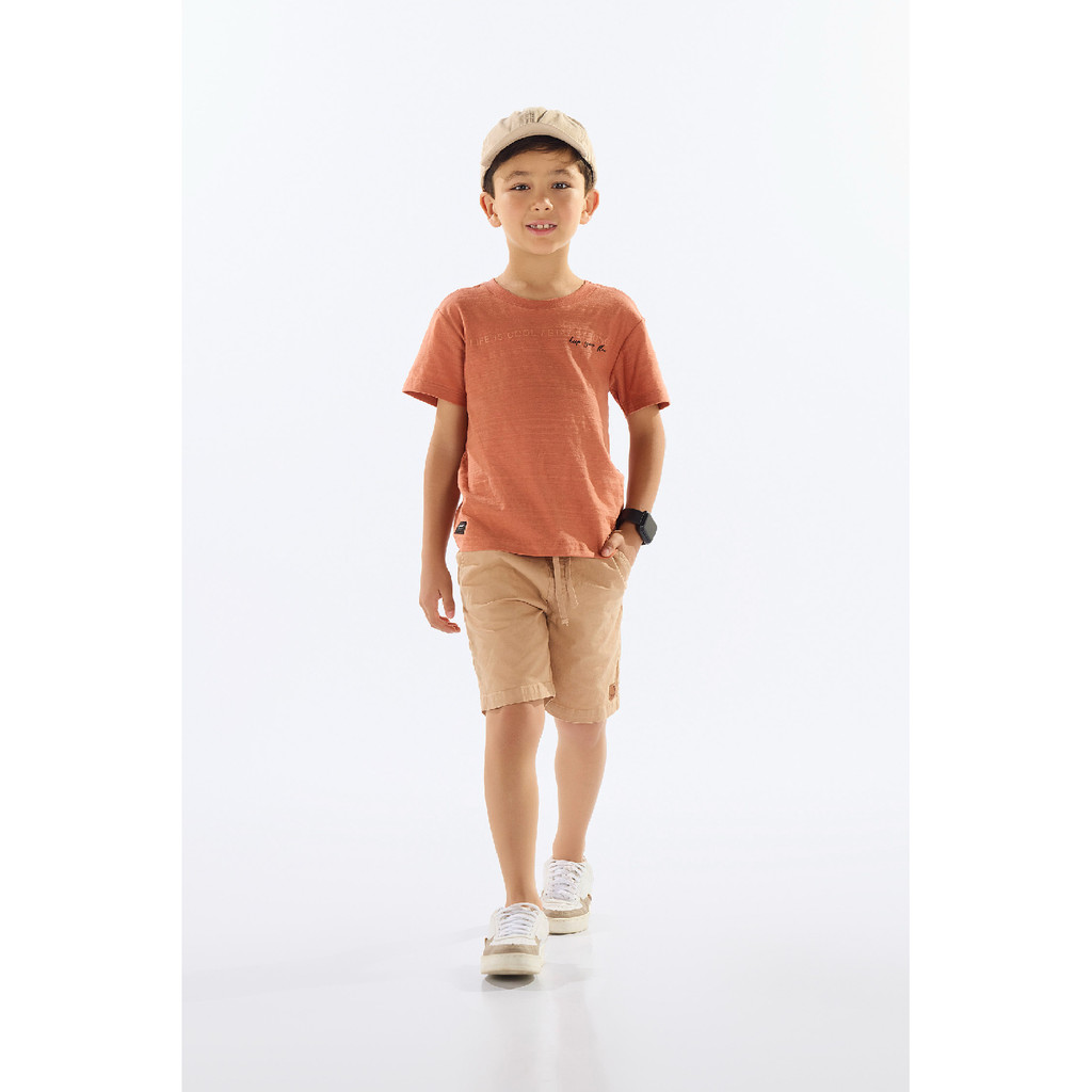 Camiseta Menino em Meia Malha Flamê Quimby em Oferta na Shopee