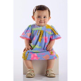 Vestido para Bebê em Algodão Up Baby em Oferta na Shopee