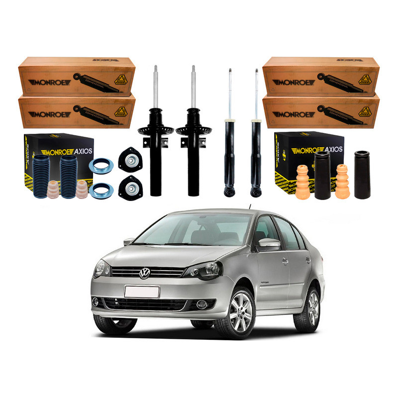 Amortecedor Dianteiro Traseiro Polo Sedan 1.6 2013 A 2015 em Oferta na Shopee
