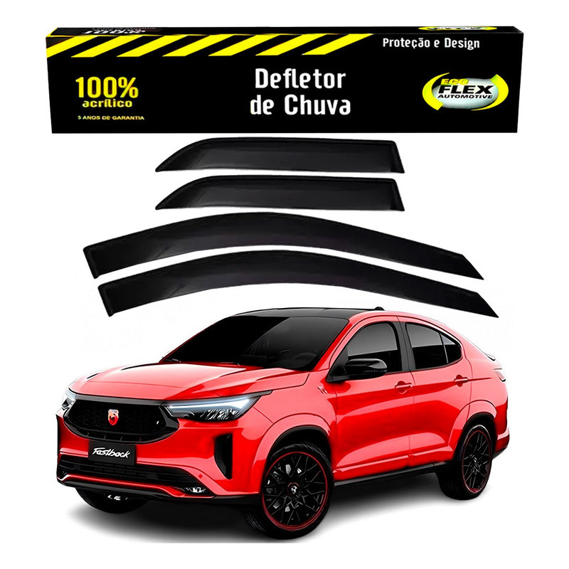 Jogo Calha Defletor Chuva Fastback 1.3 Abarth 2022 A 2024