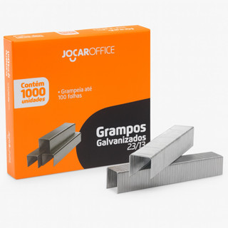 Grampo P/ Grampeador 23/13 Galvanizado 1000 Un Até 100 Folha em Oferta na Shopee