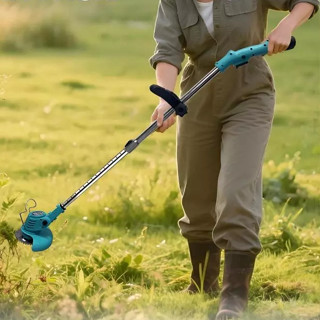 Roçadeira Aparador de Grama 12V Sem Fio Portátil Recarregável Multi Lâminas Jardim em Oferta na Shopee