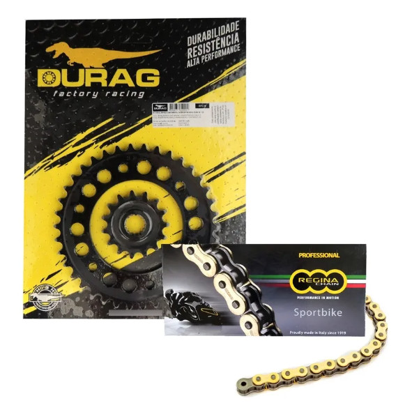 Kit Relação Durag Regina Royal Enfield Continental 650 15/38