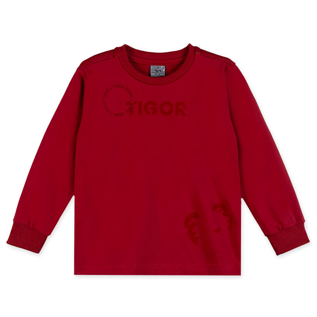 Camiseta Manga Longa Bebê Masculino Tigor T. Tigre em Oferta na Shopee