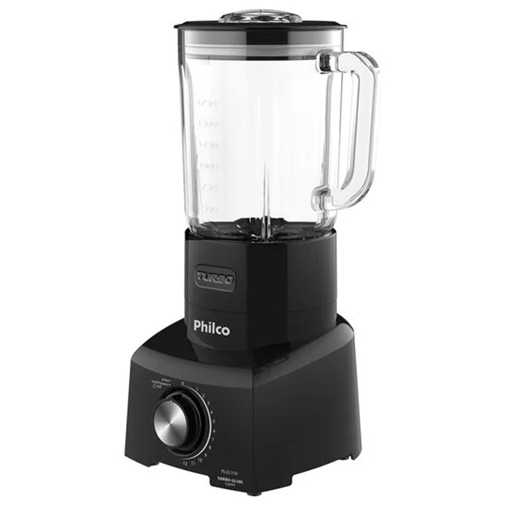Liquidificador Philco Turbo Glass 12 Velocidades e Pulsar 1200W PLQ1350 — imagem 2 de 2