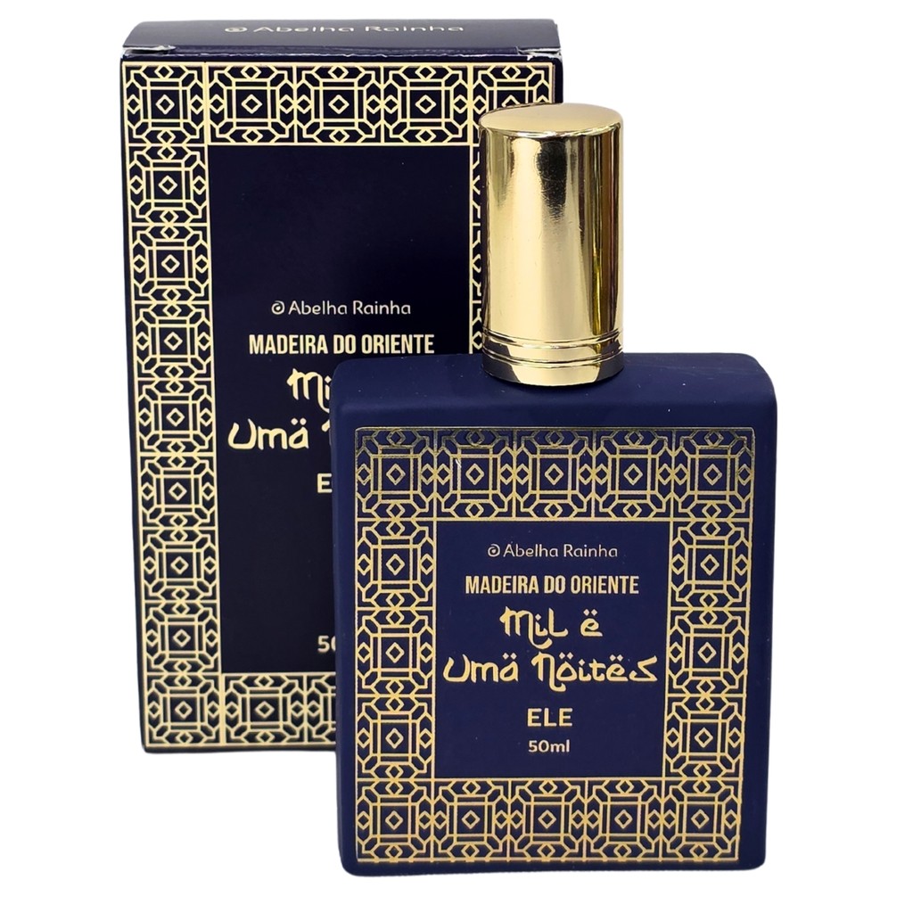 Deo Parfum Perfume Masculino Madeira do Oriente Mil e Uma Noites Ele Abelha Rainha 50ml