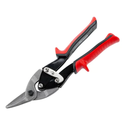 TESOURA PARA CHAPA, CORTE ESQUERDO, CABO DUPLA INJECAO, 10POL., 250MM, 1PC // MTX