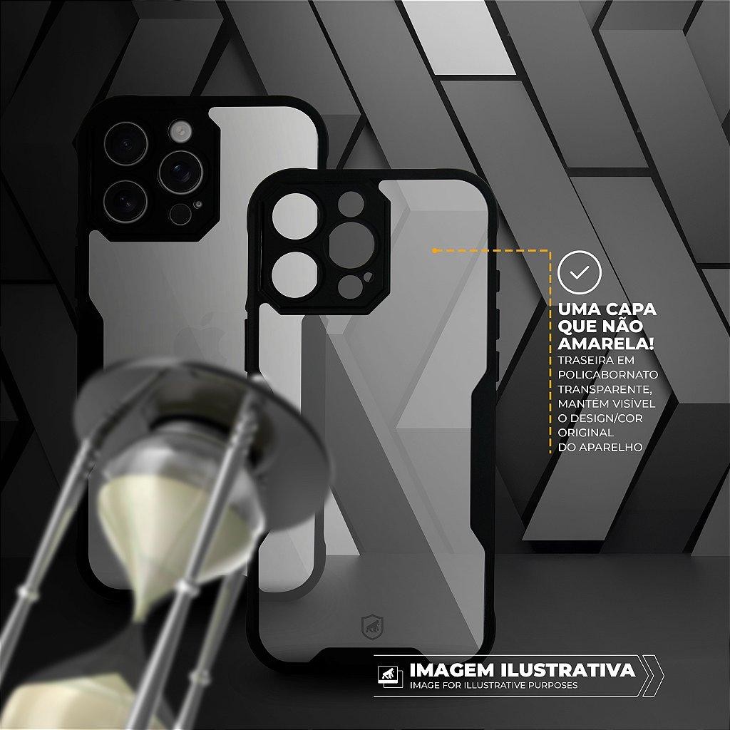 Capa para iPhone 17 Pro Max - Dual Shock Sense Preta - Gshield - detalhe