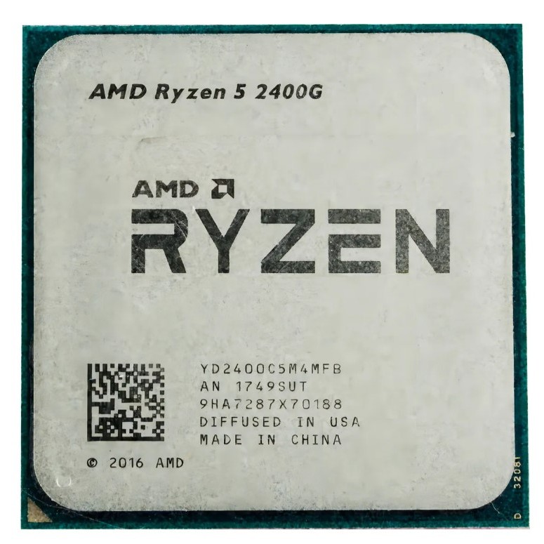 Processador AMD Ryzen 5 2400G Quad-Core 3.6GHz 6MB Cache OEM