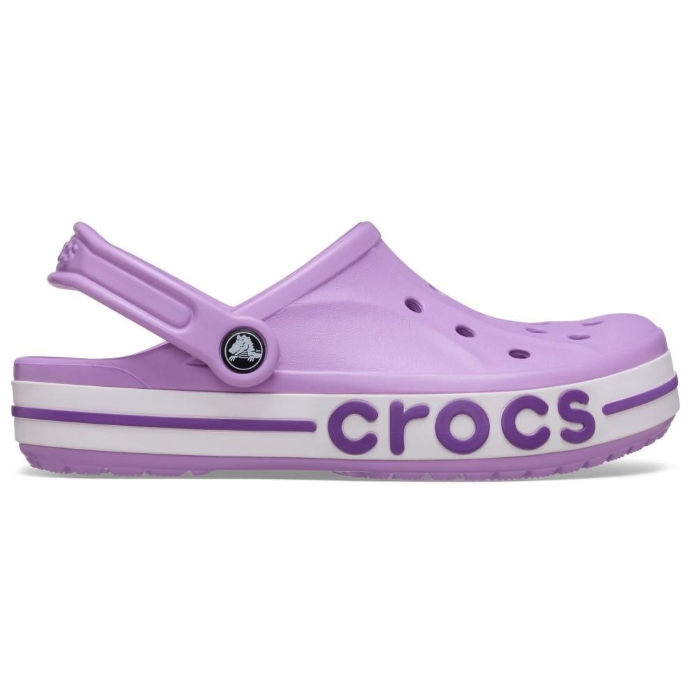 Sandália crocs bayaband clog orchid em Oferta na Shopee