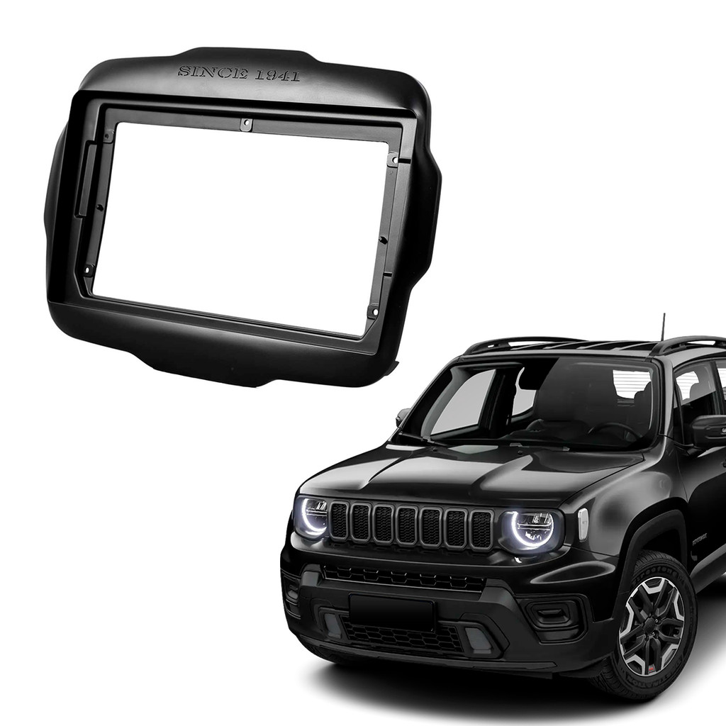 Moldura Renegade 2015 a 2025 Conectores Central Multimídia em Oferta na Shopee