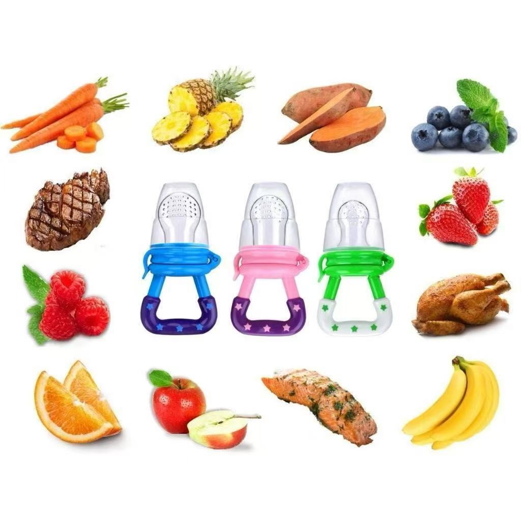 Chupeta de Alimentação para Bebês, Frutas e Patês