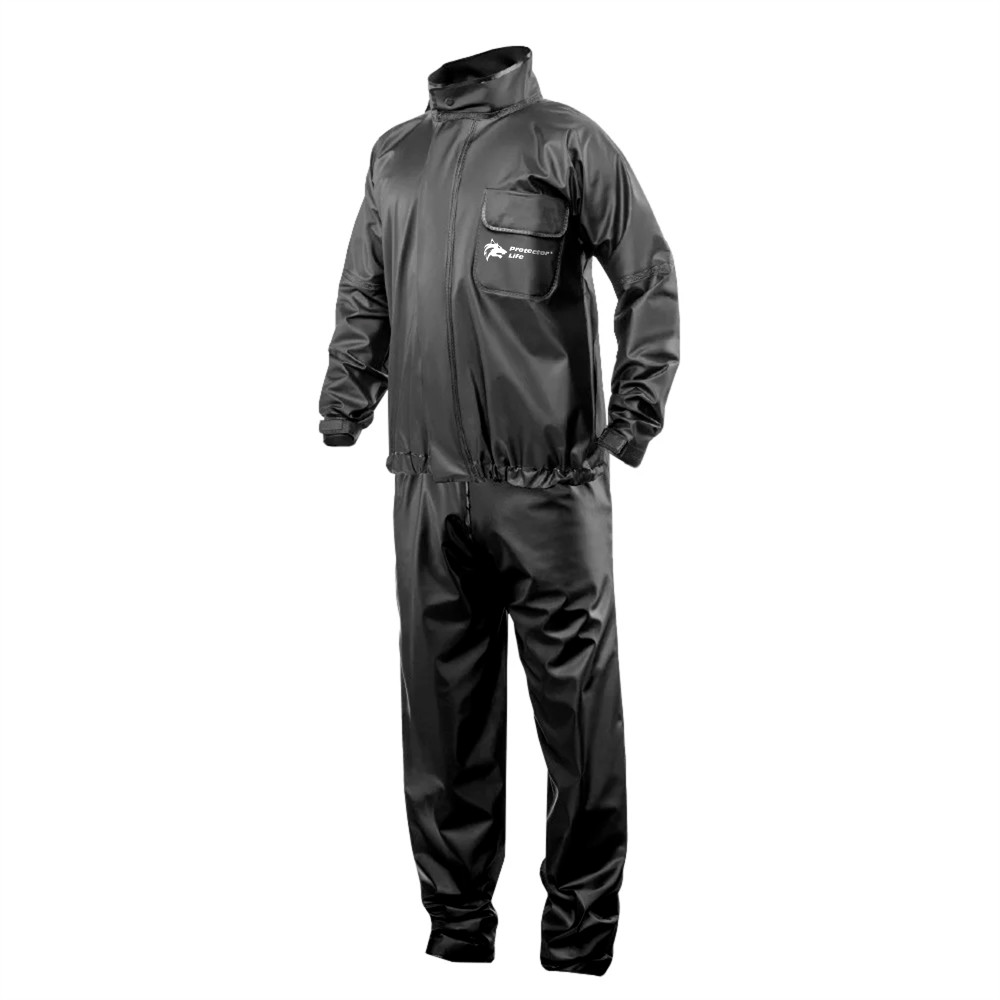 Capa Chuva Impermeável Motoqueiro PVC Protector Life RM Refletiva em Oferta na Shopee