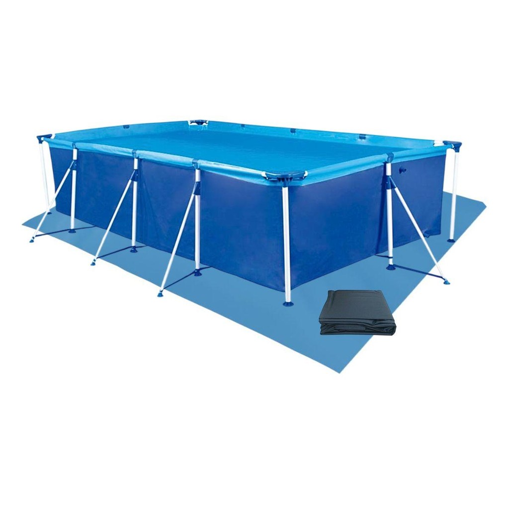 Piscina Capa e Forro Mor 6200 Litros Retangular Estruturada Premium em Oferta na Shopee
