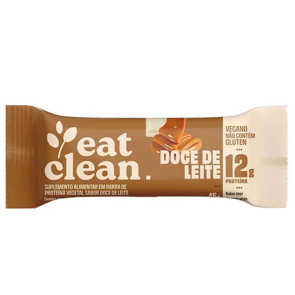 Barrinha de Proteina - 1 Barra 45g Doce de Leite - Eat Clean
