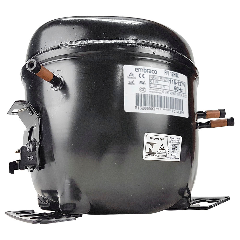 Motor Compressor Embraco 1/3+ Ffi 12 Hbx 110v R134