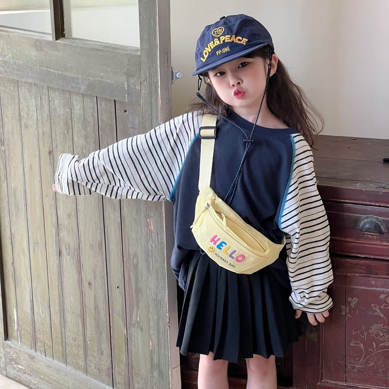 Moda legal moda crianças sacos 2026 novo estilo influenciador moda meninos meninas bebê saco de peito Outing saco do men