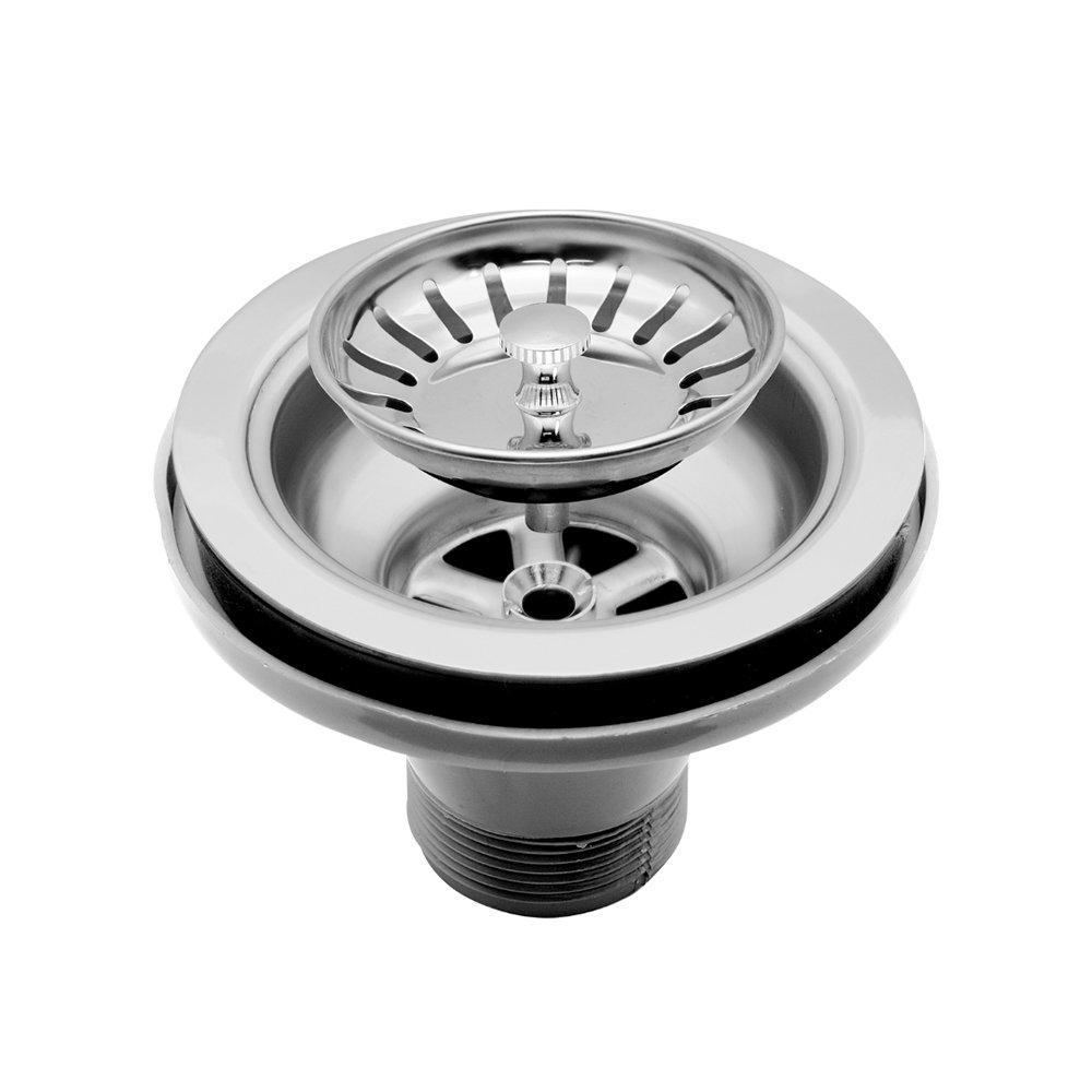 Válvula para Pia Americana Ghel Plus Bali 4.1/2 Inox Pinos em ABS