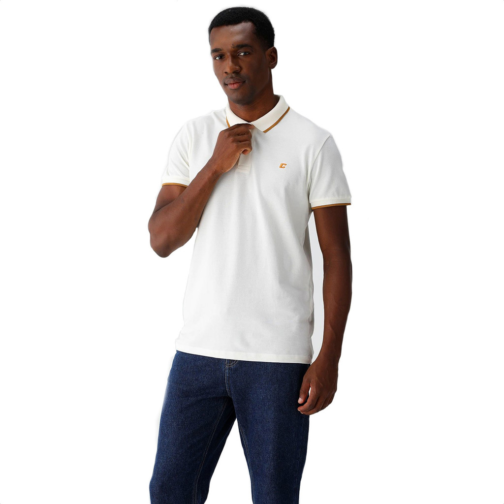 Camiseta Polo Colcci 03121 Off Shell - Masculino