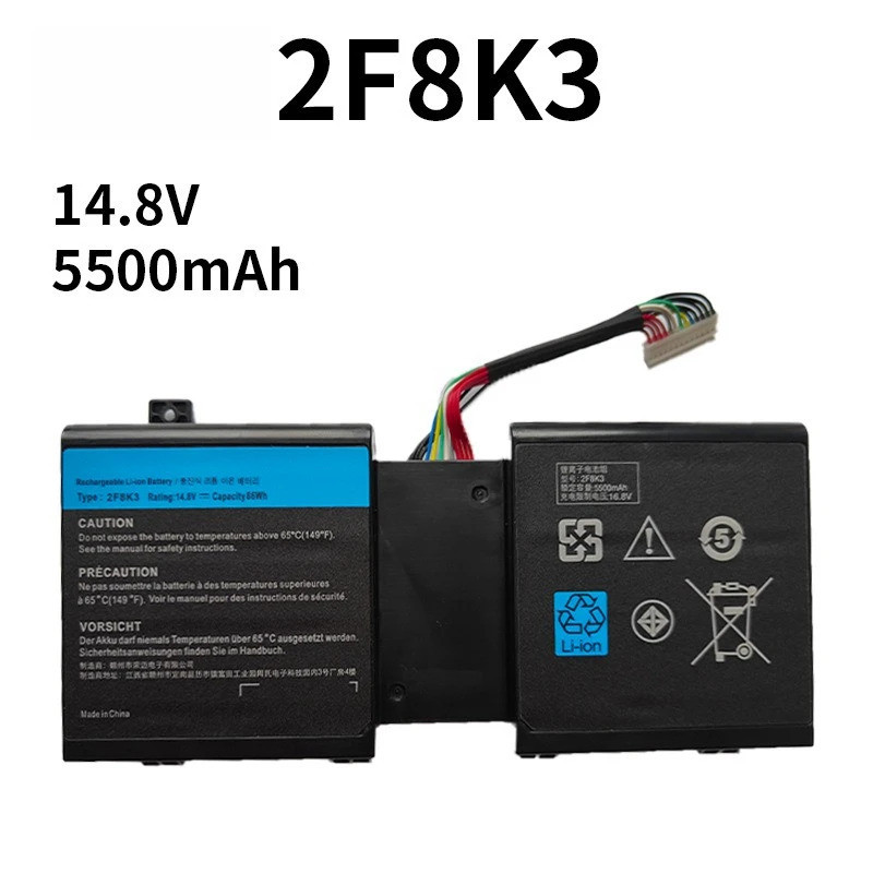 Compatível Com D ell 2F8K3 Alienware 17/18 M17X R5 M18X R3 P18E P19E Bateria Para Laptop De Alta Qualidade