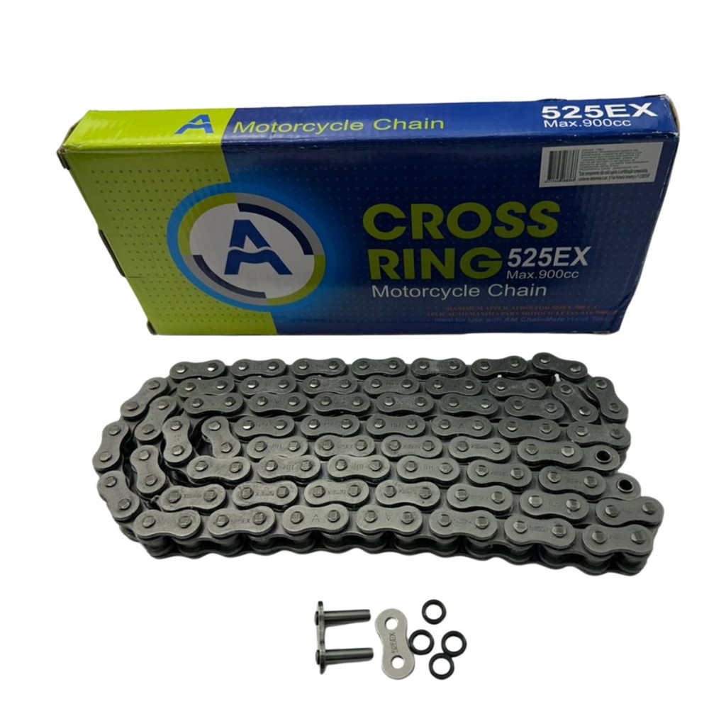 Corrente Transmissão Kmc Am 525Ex x 120 Bmw F800 Transalp 700 Cbr Shadow