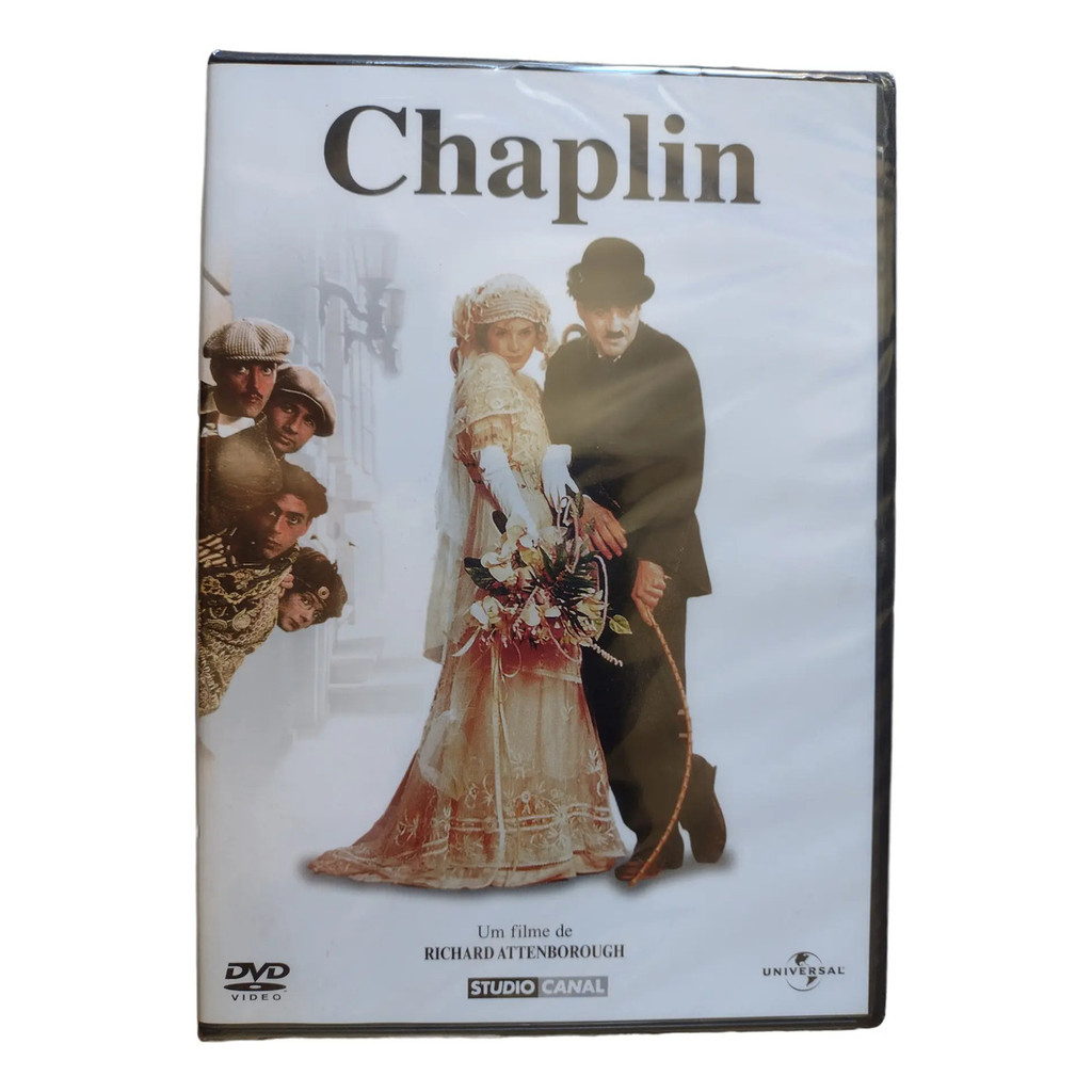 DVD Filme Chaplin 1992 Robert Downey Richard Attenborough