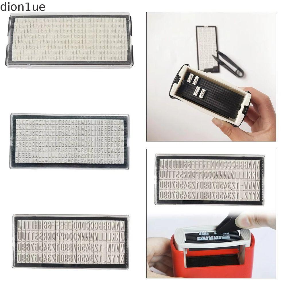 Placa De Letras De Carimbo DION1UE , 3mm 4mm 6.4mm , De Endereço De Nome , Digitais , DIY De Negócios De Borracha