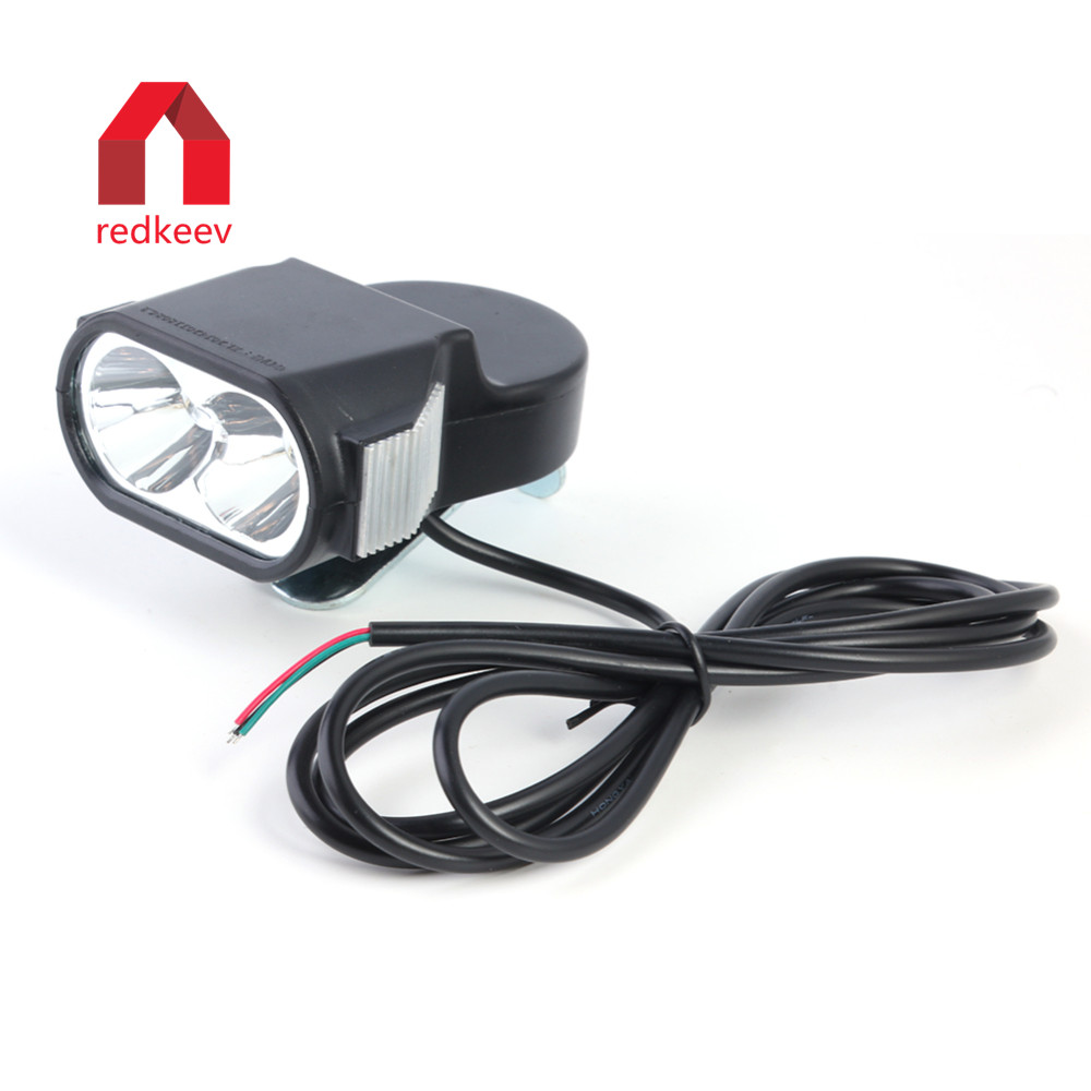 LED Lâmpada Dianteira Lanterna Farol Chifre Acessório 36V 48V 60V E-Bike Bicicleta Ciclo Ao Ar Livre Entretenimento