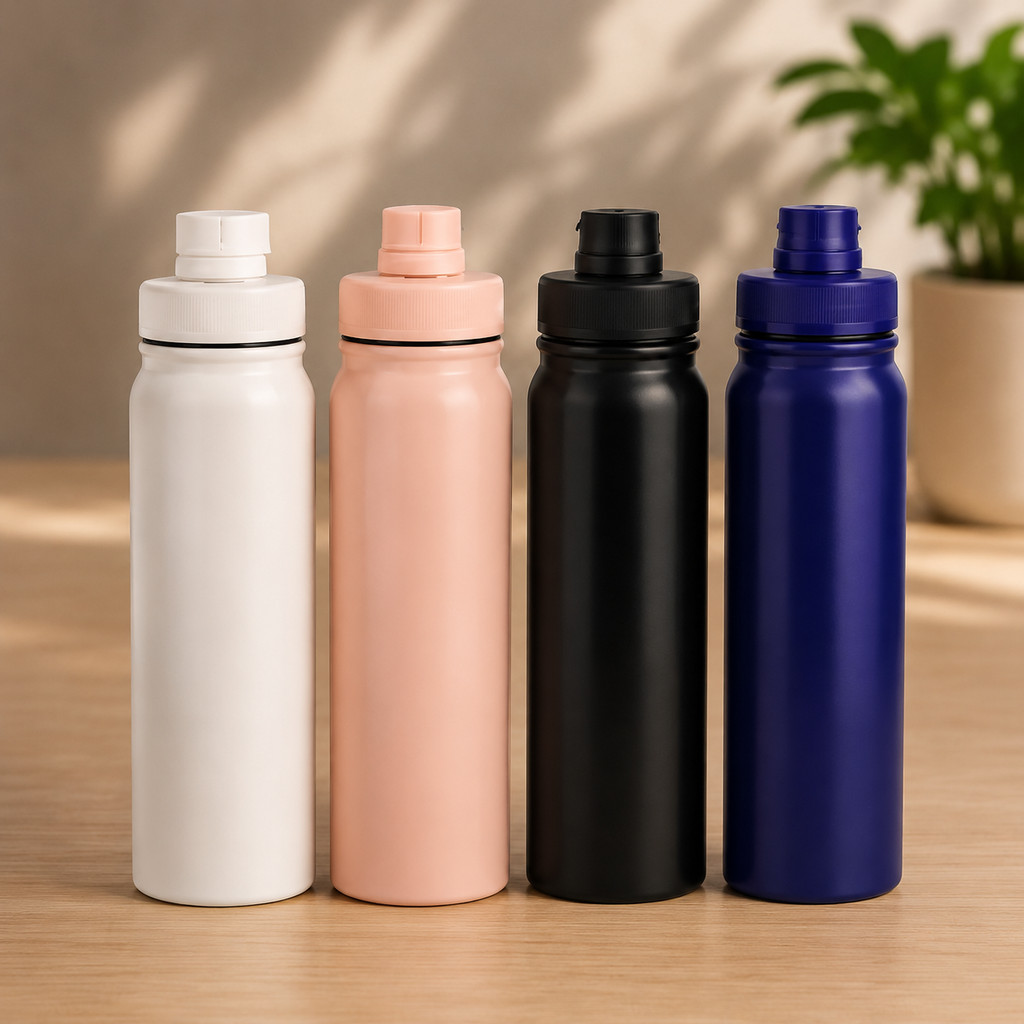 Garrafa Térmica Inox 800ml Parede Dupla – Água Gelada Quente Frio | Academia Trabalho Viagem Com Alça