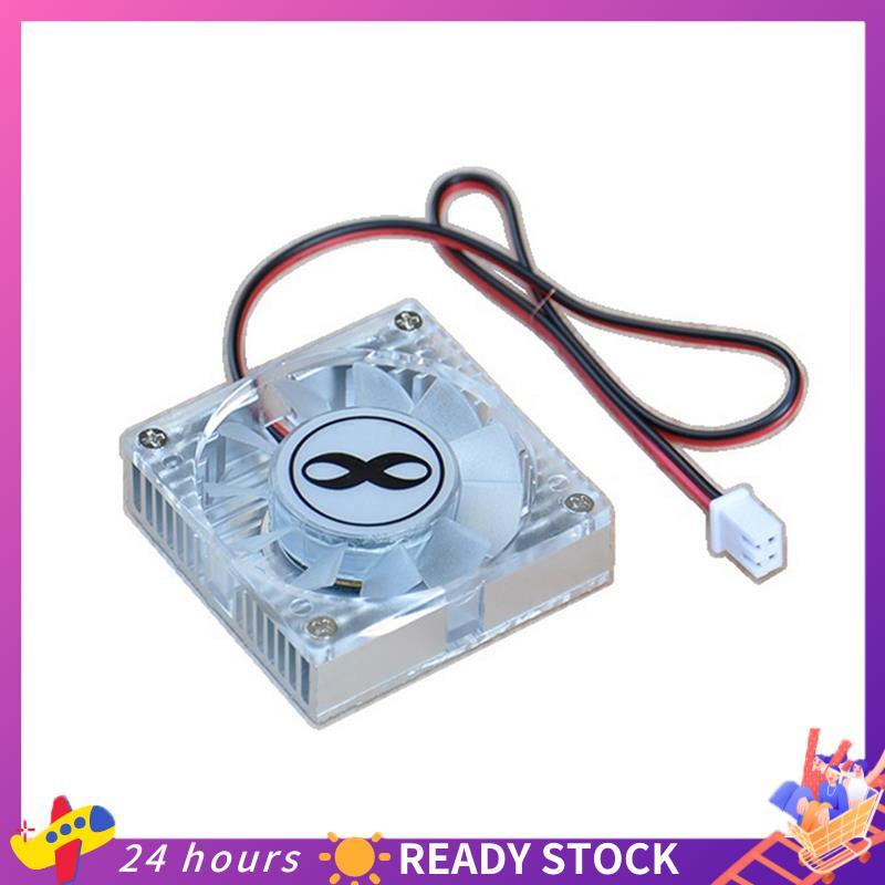 Ventilador De Resfriamento De Placa Gráfica De Computador DC 12V 4cm Radiador Alumínio Semicondutor Disco Rígido Chip Di